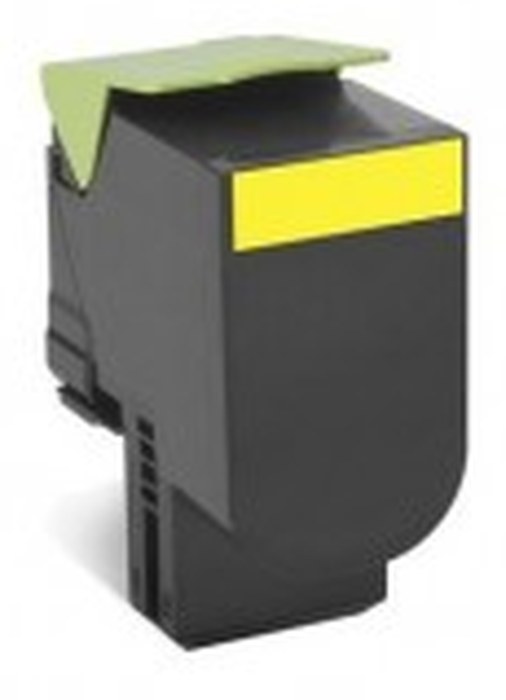Lexmark 808SY Yellow High Yield Toner Cartridge (80C8SY0)
