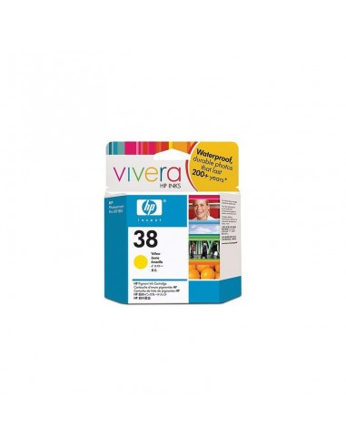 HP 38 Yellow Pigment Cartouche (C9417A)