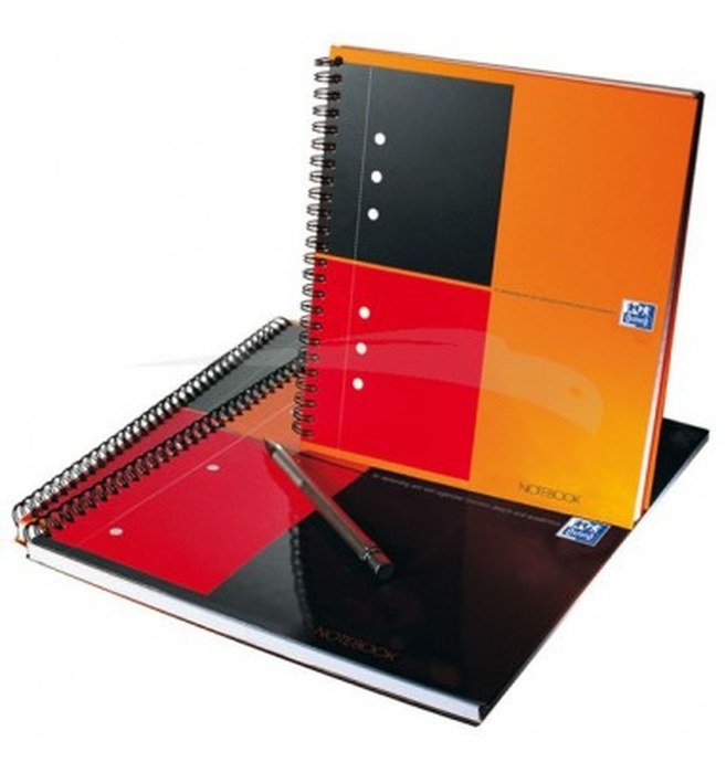 Bloc Notes - Oxford - \"FilingBook\" couverture Polypro 3 intercalaires / 6 pochettes
