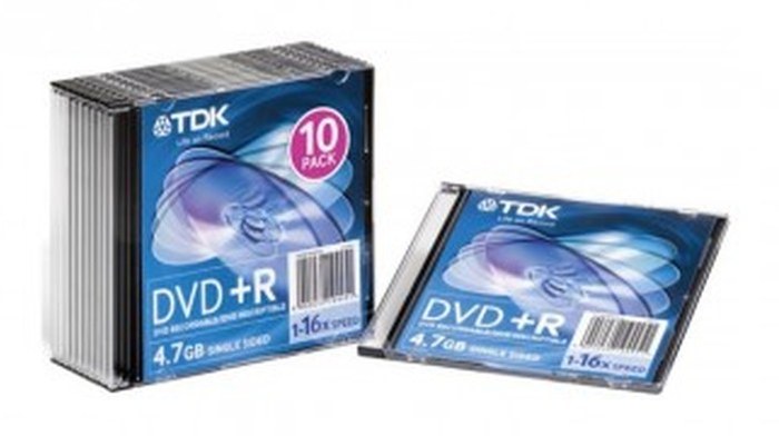 DVD+R 4.7GB 16X 10P SJC