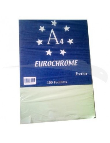 100 COUVERTURE OROCHROME A4 LISSES