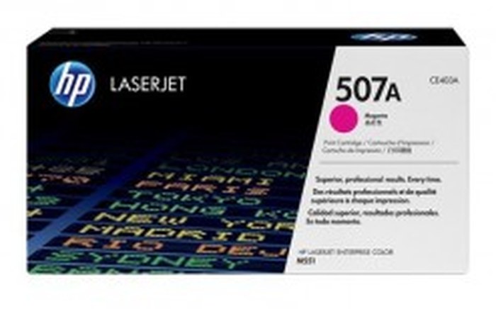 Cartouche de toner magenta HP 507A LaserJet (CE403A)