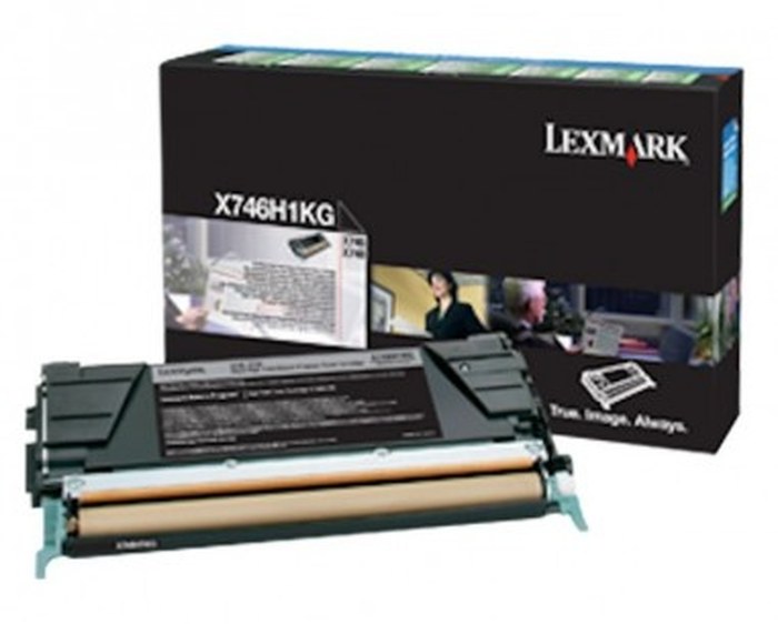 X746, X748 TONER Noir haute capacité (12K) (X746H2KG)