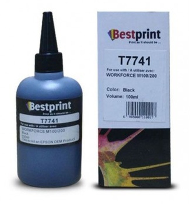 Bouteille d'encre BESTPRINT Série M /Noir /100 ml /C13T77414