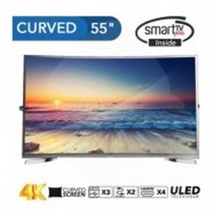 HISENSE 55M7000 55 TV 4K ULED incurvé - Gris & Noir
