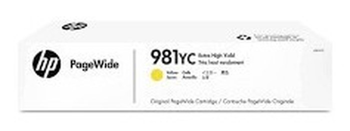 HP 981YC Yellow Contract PageWide Crtg