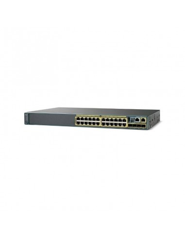 Switch Cisco Catalyst 2960S - 24 ports 10/100/1000 + 4 x SFP avec LAN Base