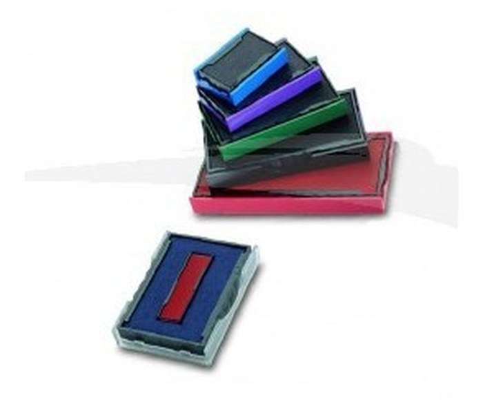 Lot de 10 Cassettes d'encrage Shiny S-1823-7 format empreinte 47 mm x 18 mm Coul au choix
