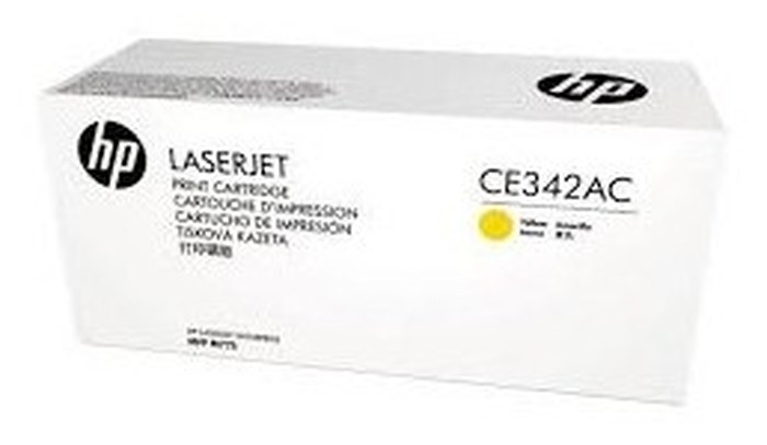 HP CE342AC Yellow Contract Original LaserJet Toner Cartridge