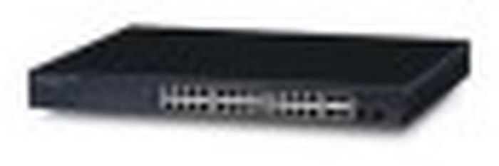 SMC Switch 24-Port 10/100BASE-TX + 4Combo G (RJ-45/SFP) (ES3528M-POE)