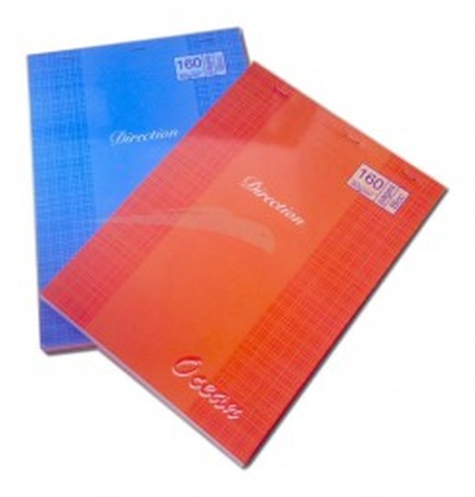Bloc note OCÉAN A4 petit carreaux - Lot de 5 Blocs