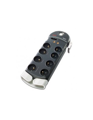 Prises parasurtenseurs 8 sorties + protection RJ11/RJ45 + Coax TV + Chargeur USB / Compatible prises CPL