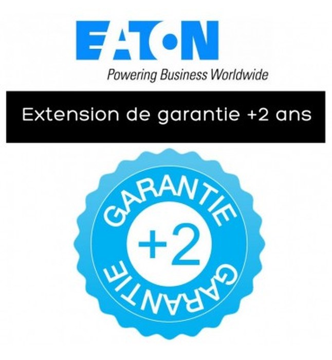 Extension de garantie EATON + 2 ans pour Onduleur Eaton 5P1150IR