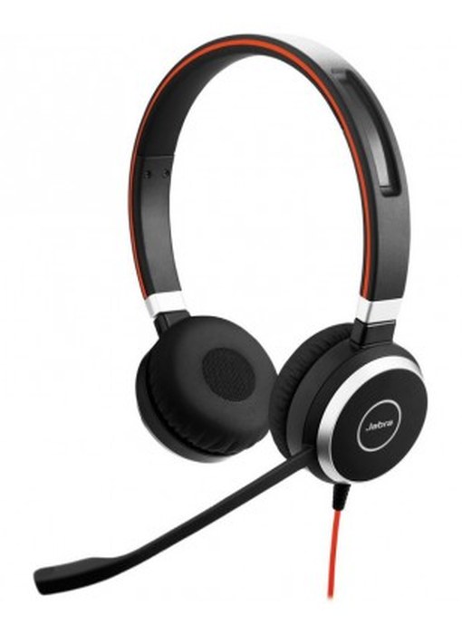 Micro-casque Anti-Bruit professionnel Jabra EVOLVE 40 UC Stéréo - USB et Jack 3.5 mm