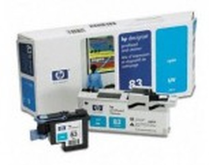 HP 83 Cyan UV tete d'impression et Cleaner (C4961A)
