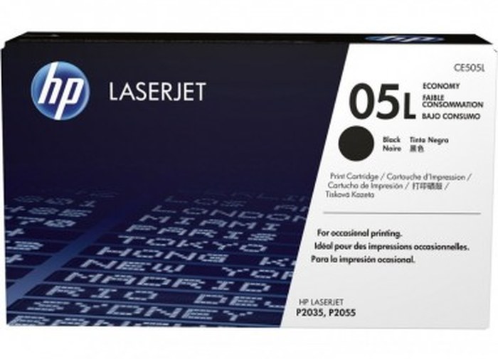 Toner LaserJet HP 05L Economique Noir authentique (CE505L)