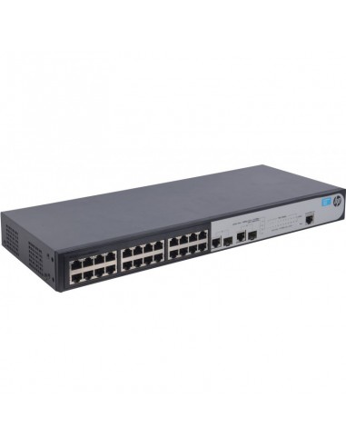 Switch Rackable Administrable HP 1910-24 avec 24 ports Fast Ethernet avancé à gestion intelligente (JG538A)