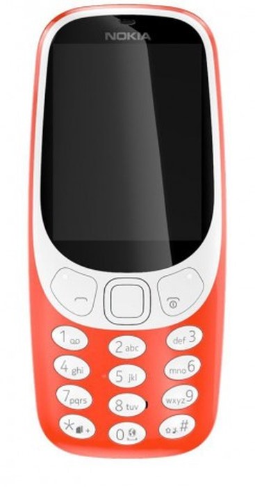 Nokia 3310 /Rouge /2,4Pouce /QVGA /2 Mpx /16 Mo /1200 mAh