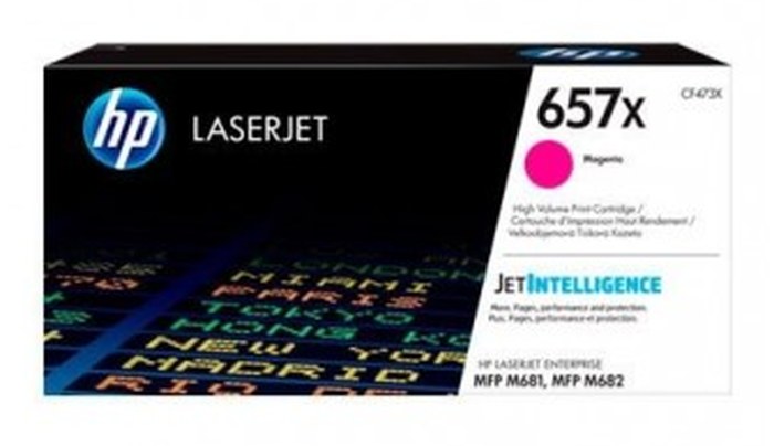 HP 657X High Yield Original LaserJet /Magenta /Laser /23000 pages /HP Color LaserJet Enterprise Flow MFP M681z - M682z - M681dh