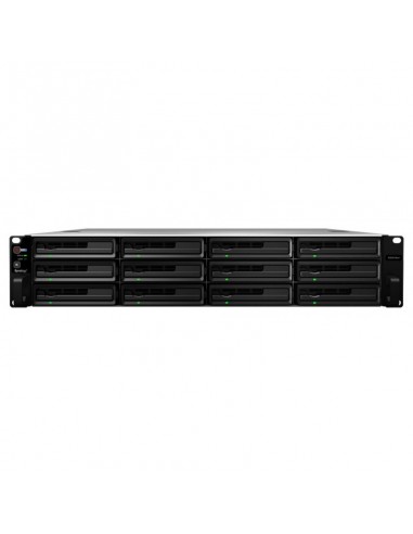 Serveur NAS 12 baies hautes performances évolutif Synology RackStation RS3614xs+ avec alimentation redondante