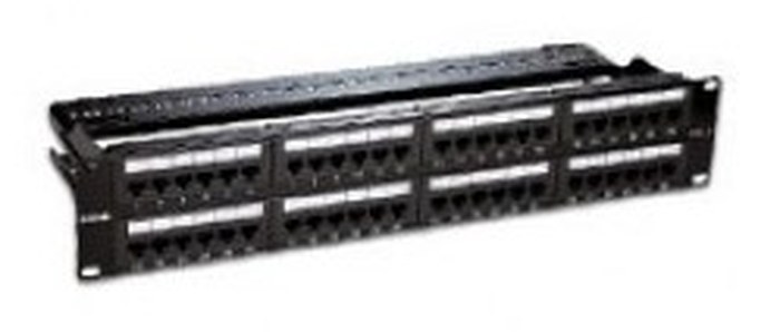 D-LINK PANNEAU DE BRASSAGE 24Port Cat6 UTP Black Colour
