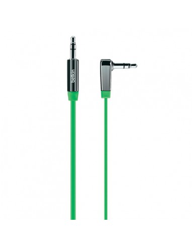 Câble auxiliare audio 3.5mm 80 cm Vert