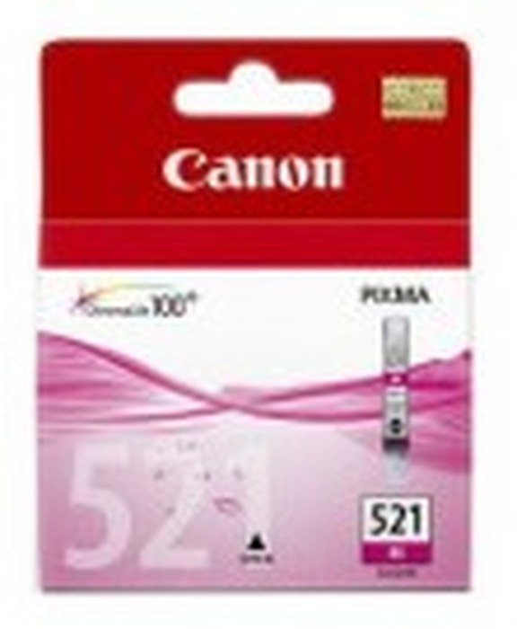 Cartouche d'encre d'origine Canon CLI-521M Magenta