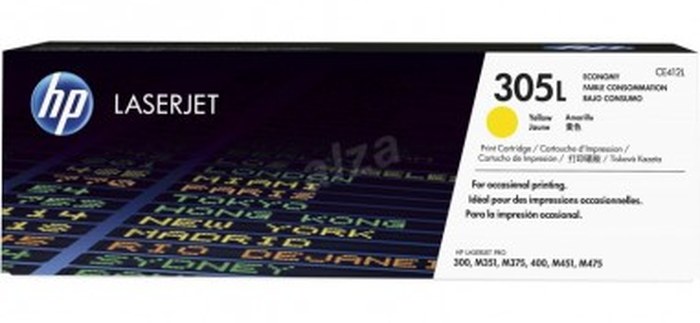 Toner LaserJet Economique Jaune authentique HP 305L (CE412L)