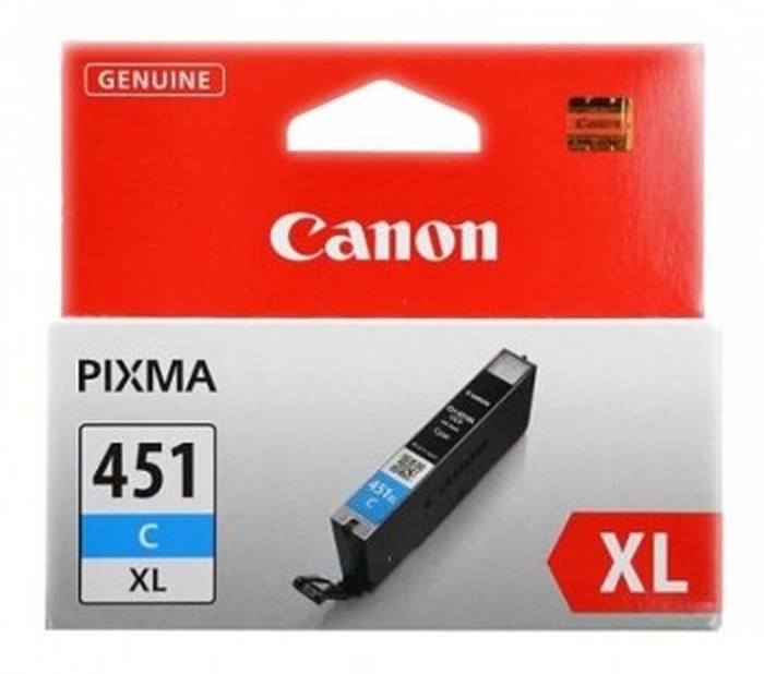 Cartouche d'encre d'origine Canon CLI-451XL C Cyan