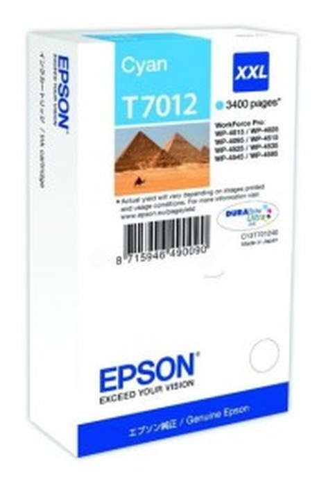Encre Cyan XXL WP-4015DN//WP-4515DN/WP-4525DNF (3 400 p)