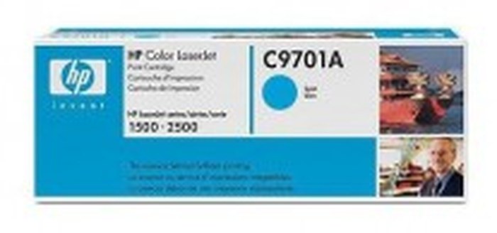 Cartouche d'encre cyan HP LaserJet 121A (C9701A)