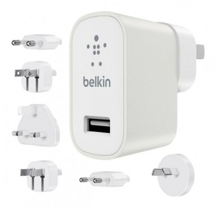 Kit de voyage - Chargeurs USB avec 6 prises blanc