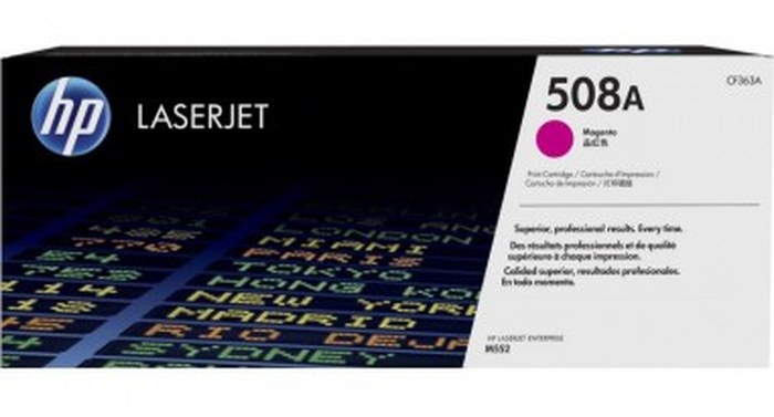 Toner LaserJet Magenta authentique HP 508A (CF363A)