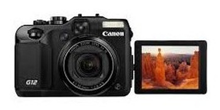 Appareil photo Canon PowerShot G12 10MP/5X + Etui et Carte SD offerts