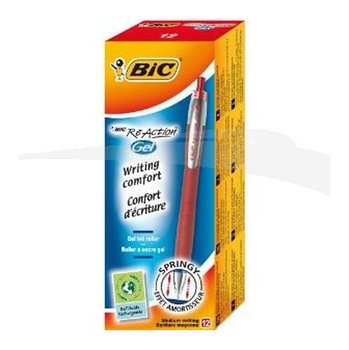 STYLOS ENCRE GEL ReACTION - BIC - BOITE DE 12