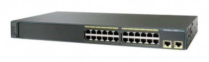 Switch administrable Cisco Catalyst 2960 - 24 ports 10/100 + 2 ports 10/100/1000 + LAN Base Image