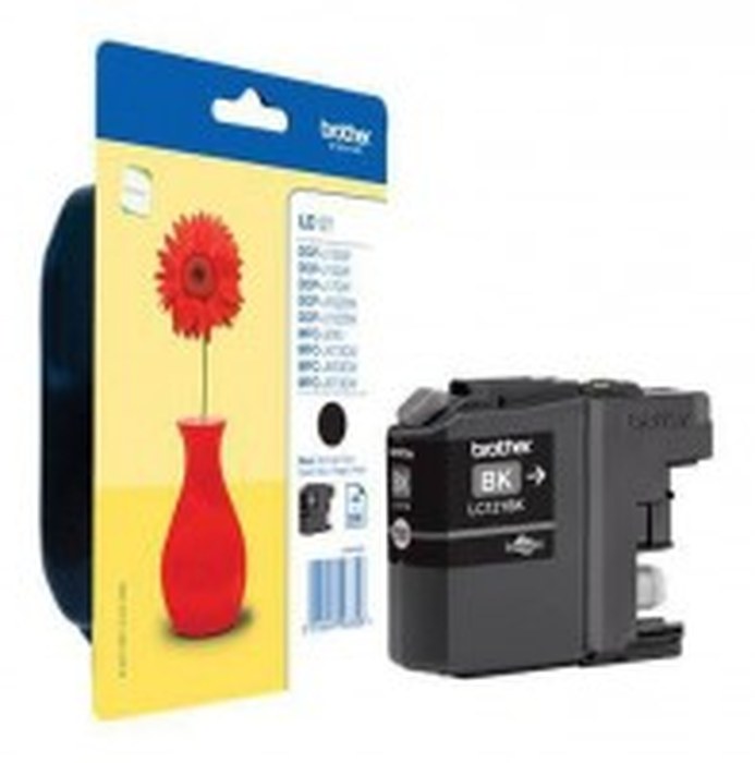 Brother Cartouche d encre noire pour DCP-J132W / DCP-J172W (LC121BK)