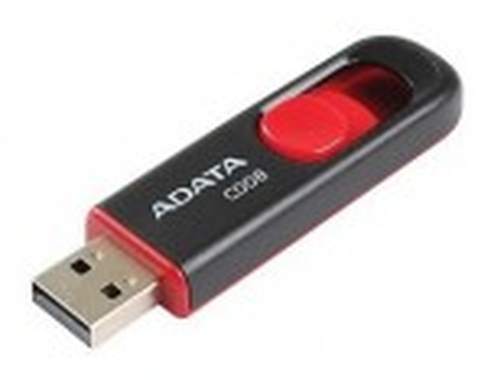 ADATA_AC008-16G-RKD AC008 CLE USB Adata Capless Sliding USB 2.0 16 gb Black