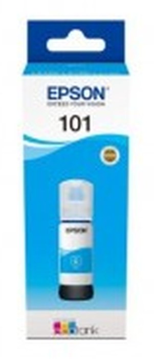 Bouteille d'encre Epson EcoTank 101 - Cyan (C13T03V24A)