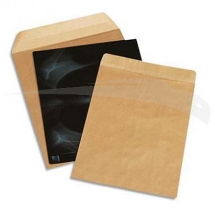 250 POCHETTES RADIOGRAPHIQUE KRAFT - DIRECTO - 90g - 310 x 410 mm