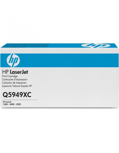 Toner Noir HP LaserJet Print Cartridge - Compatible LaserJet 1320/1161 (Q5949XC)