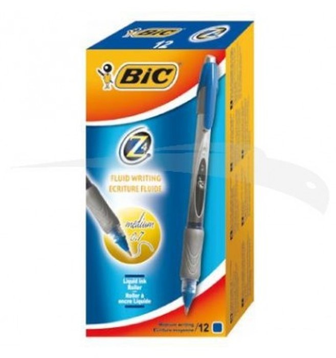 ROLLERS - BIC - ENCRE LIQUIDE - Boîte de 12 rollers