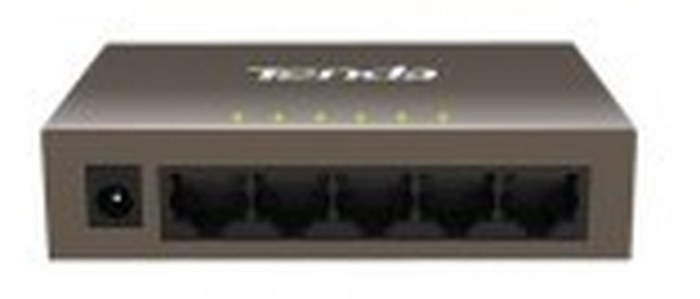 switch ethernet 5 port 10100mbps commutateurs reseaux mini boitier metal gris