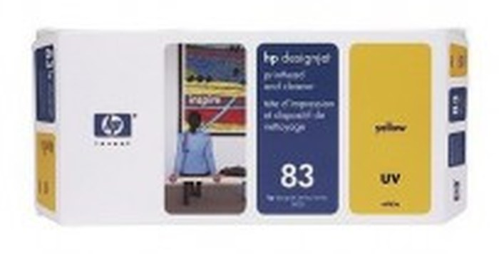 HP 83 Yellow UV tete d'impression et Cleaner (C4963A)