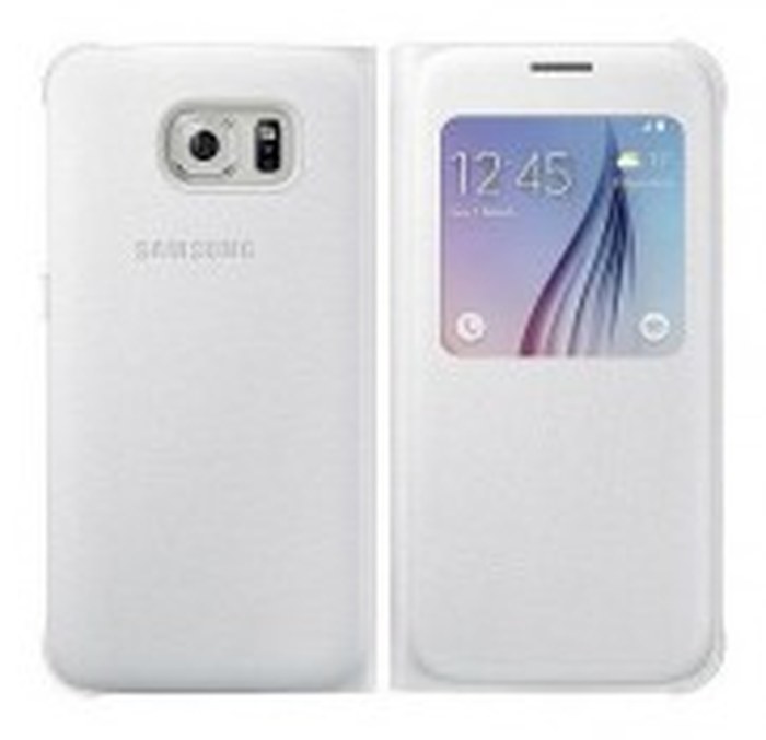 Samsung etui S VIEW pour S6 Blanc (EF-CG920PWEGWW)