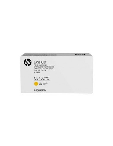 HP CE402YC Yellow Optimized Contract Original LaserJet Toner Cartridge