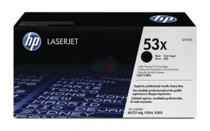 Toner Noir HP LaserJet Print Cartridge - LaserJet P2015 (Q7553XC)
