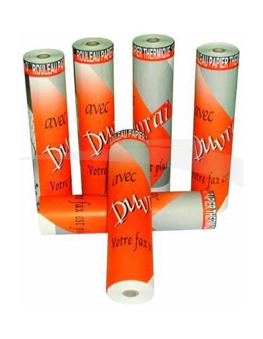 ROULEAU PAPIER THERMIQUE - DUVRAI - 78mm et 79mm - lot de 10 rouleaux