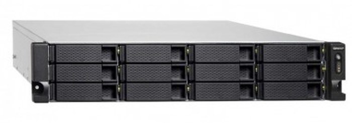 Serveur NAS professionnel 12 baies Rackable QNAP TS-1263U-RP avec alimentation redondante