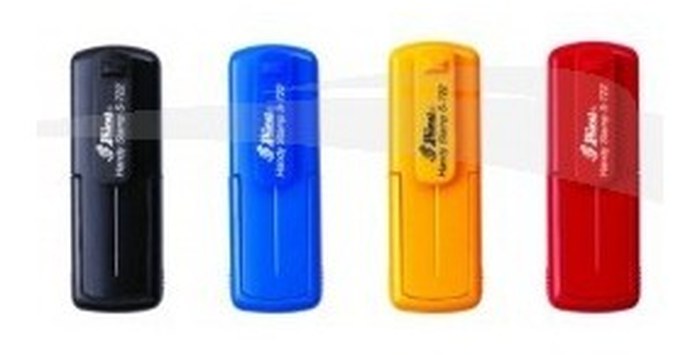 Cachet mobile personnalisable Shiny Handy Stamp S-722 format empreinte 38 mm x 14 mm